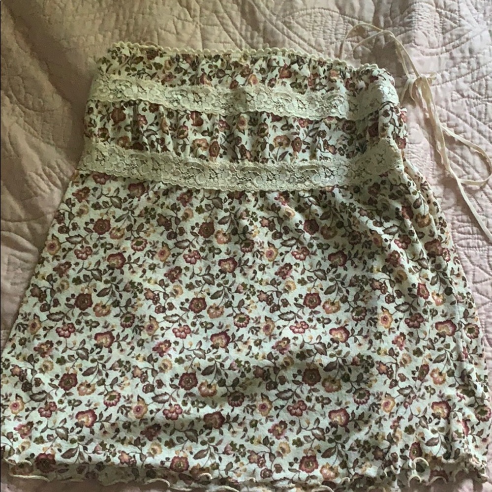 Floral print tank top